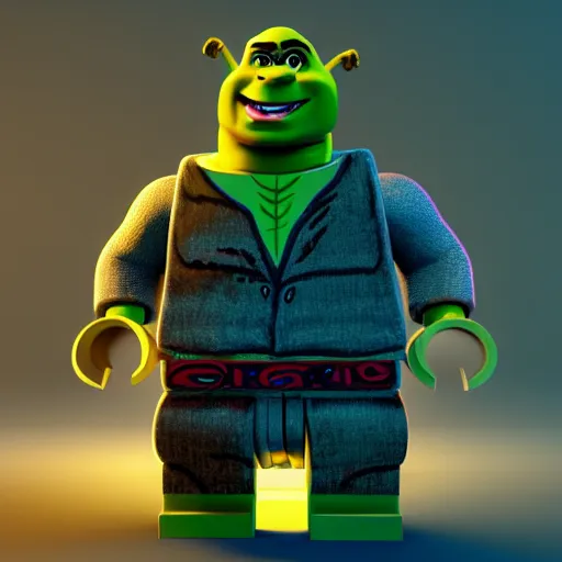 Shrek lego online figure