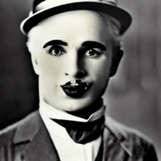 Prompt: Charlie Chaplin as terminator