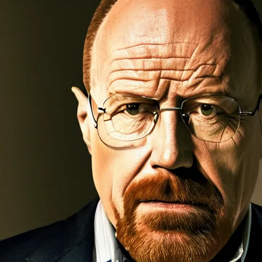 Prompt: Live Action Still of Alex Jones dressed as and playing Walter White in Breaking Bad, real life, hyperrealistic, ultra realistic, realistic, highly detailed, epic, HD quality, 8k resolution, body and headshot, film still