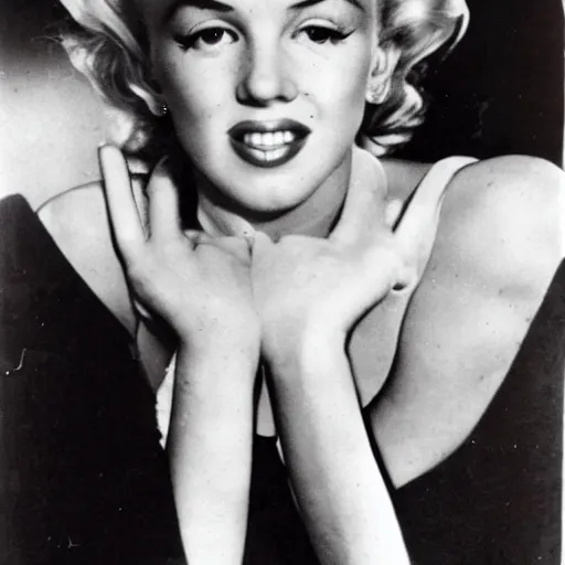 Image similar to a photo of young marilyn monroe