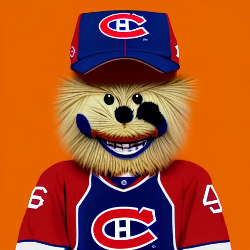 Image similar to anime Portrait of Youppi the Habs Montreal Canadiens Mascot as a very cute powerful and friendly pokemon, highly detailed anime, smooth, sharp focus, dynamic lighting, intricate, trending on ArtStation, illustration pokemon, art by WLOP