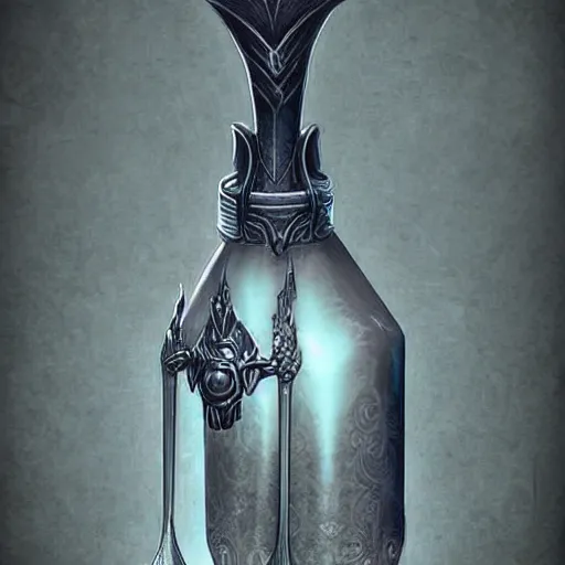 Image similar to a potion bottle, rpg, digital art, skyrim, final-fantasy