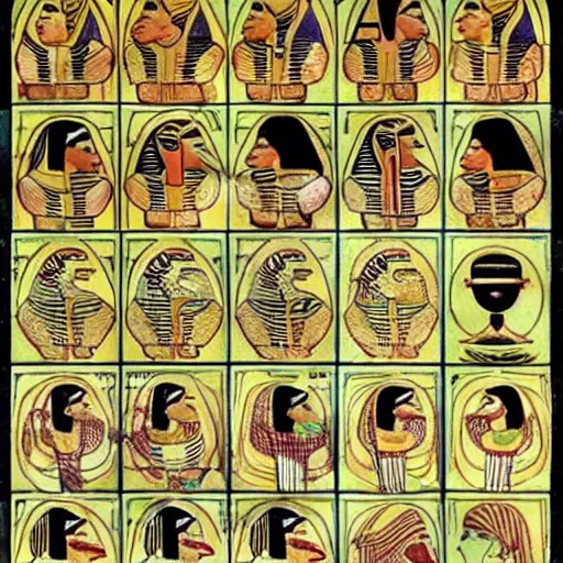 Prompt: Egyptians have invented emojis 100 years ago