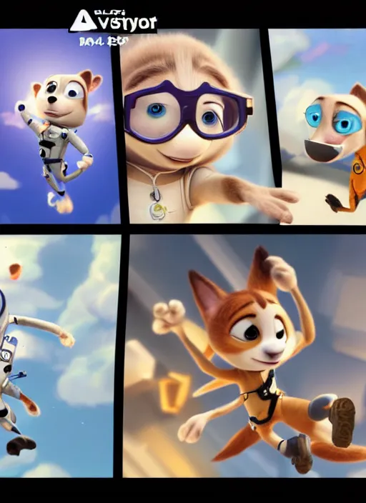 Prompt: astronaut pixar style, character adoptable, highly detailed, rendered, ray - tracing, cgi animated, 3 d demo reel avatar, style of maple story and zootopia, cool clothes, soft shade, soft lighting