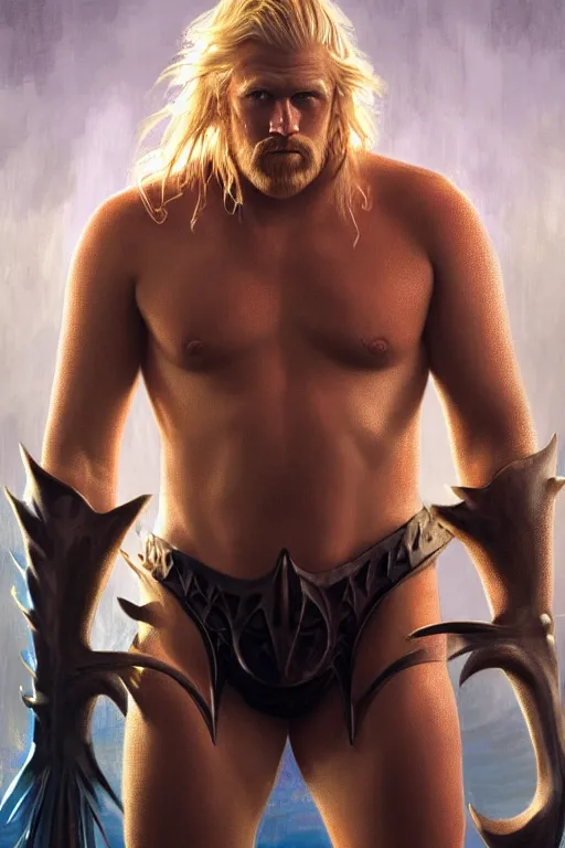 Prompt: Boris Johnson as Aquaman by Zack Snyder, realistic portrait, symmetrical, highly detailed, digital painting, artstation, concept art, smooth, sharp focus, illustration, cinematic lighting, art by artgerm and greg rutkowski and alphonse mucha