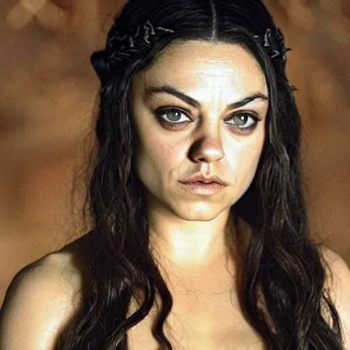 Image similar to mila kunis as daenerys targaryen