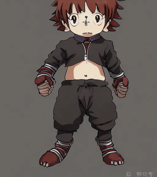 Image similar to attractive little boy wearing an cyborg bear suit, artwork in kentaro miura and made in abyss and inazuma eleven, smooth, beautiful lightness, anatomically correct, trending on pixiv, sensual composition