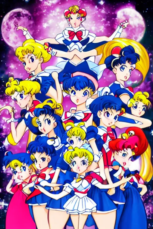 Prompt: Sailor Moon