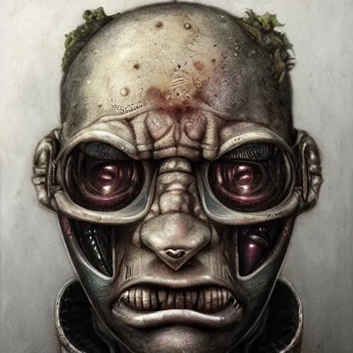 Image similar to face of an alien god, hyperrealistic painting santiago caruso, highly detailed, sharp focus, cyberpunk synthwave psychedelic