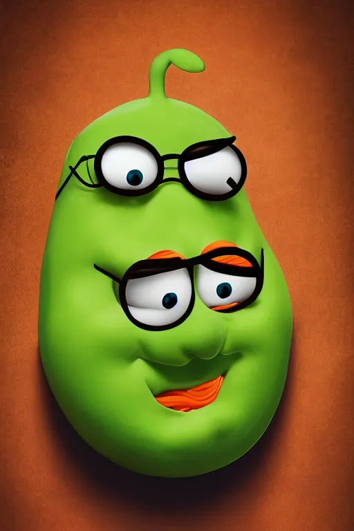 Image similar to 📷 peter griffin is peas, made of food, head portrait, dynamic lighting, 4 k