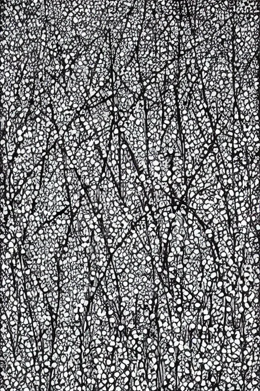 Image similar to spring flowers, happy and beautiful, by ivan marchuk, thick black lineart, anime