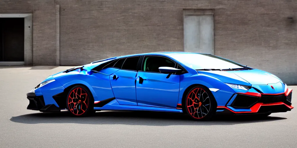 Image similar to lamborghini but honda civic