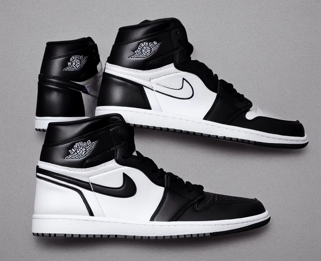 Image similar to a press photograph of nike air jordan 1 high retro og, size 1 0, white background