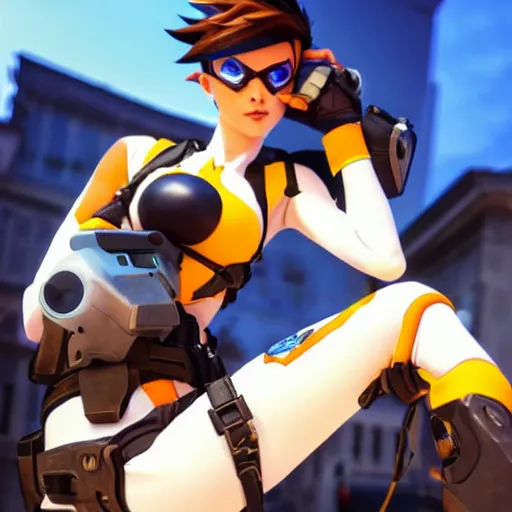 Image similar to tracer from overwatch smartphone photo