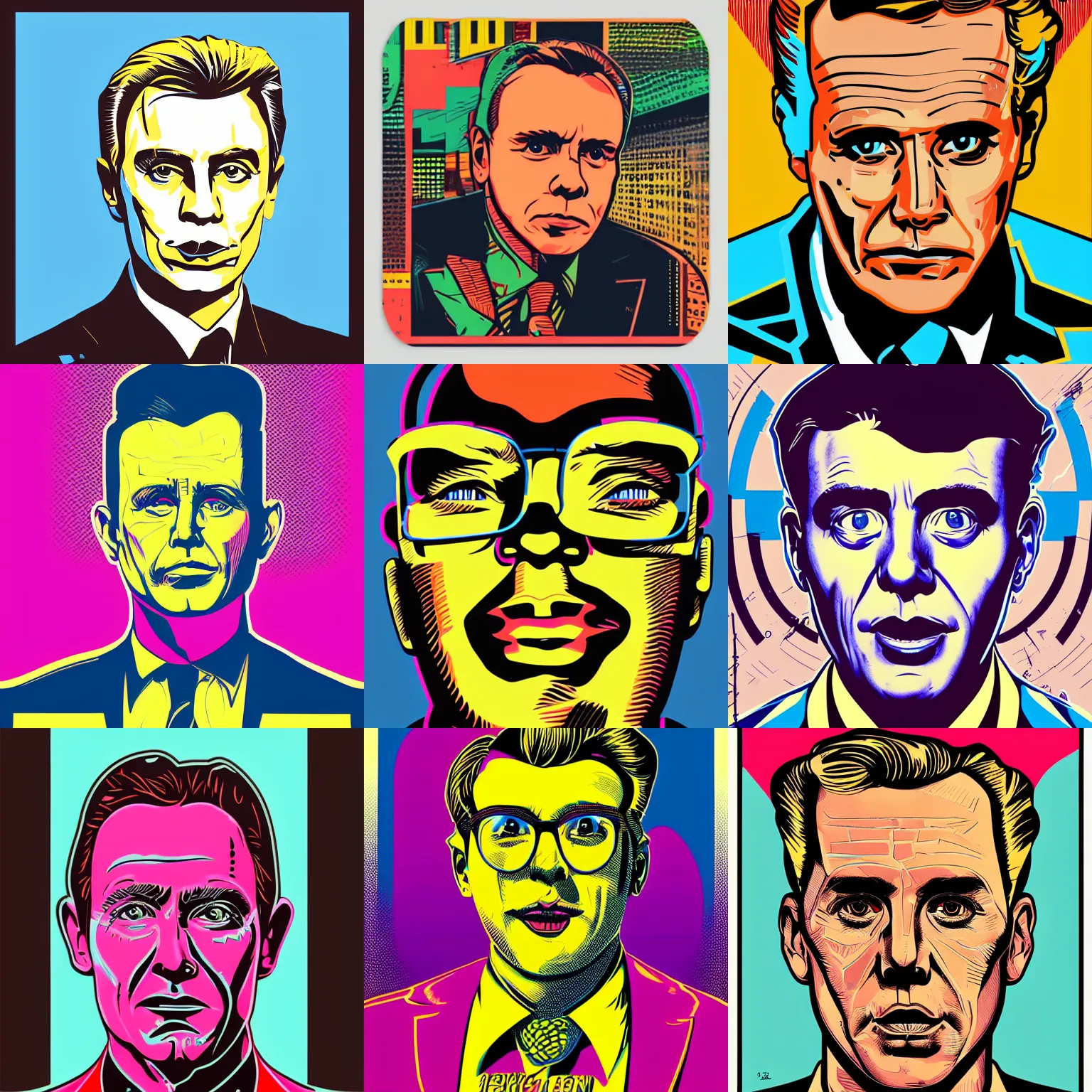 Prompt: symmetric!! portrait of francois!!! legault!!! in 2 0 2 2, francois! legault! retro futurist illustration portrait art by butcher billy, sticker, colorful, precise illustration, highly detailed, simple, smooth and clean vector curves, no jagged lines, vector art, smooth andy warhol style