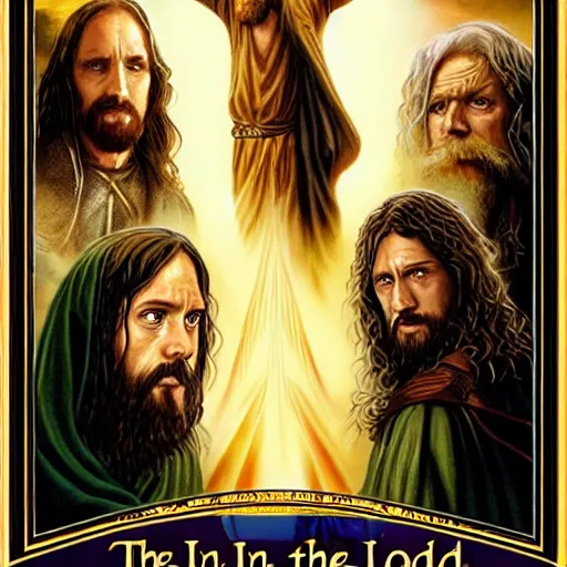 Prompt: Jesus in lord of the rings