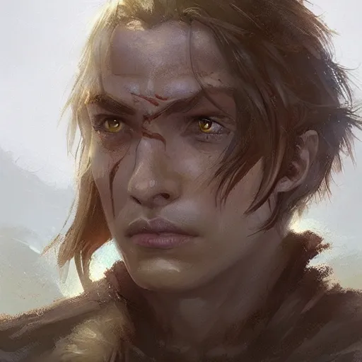 Prompt: dungeons and dragons character closeup portrait, dramatic light, lake background, 2 0 0 mm focal length, painted by stanley lau, painted by greg rutkowski, painted by stanley artgerm, digital art, trending on artstation