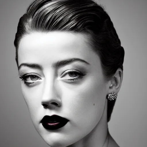 Image similar to portrait of amber heard by mario testino, 1 9 2 0 s hairstyle, headshot, ca. 1 9 2 0, detailed, award winning, sony a 7 r