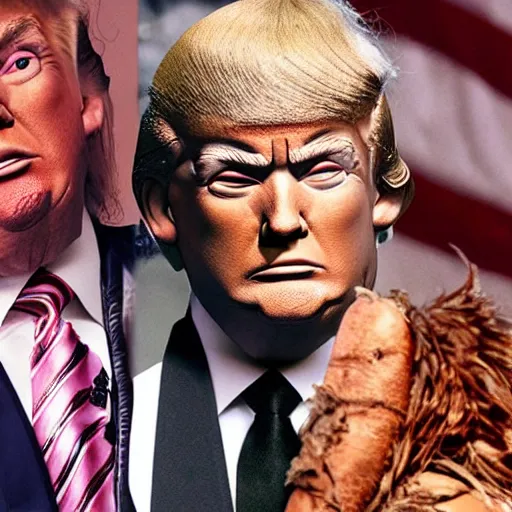 Prompt: donald trump as conan the barbarian