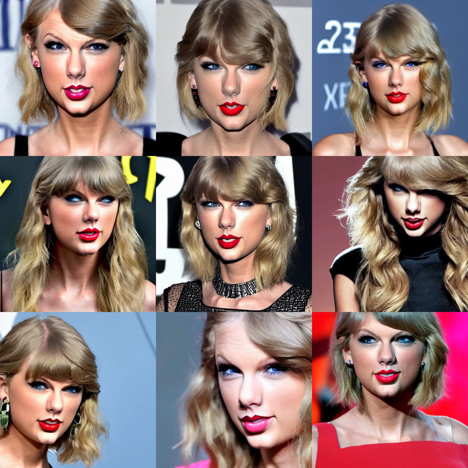 Prompt: taylor swift o face