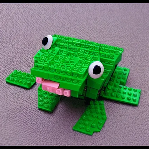 Prompt: “ lego axolotl ”