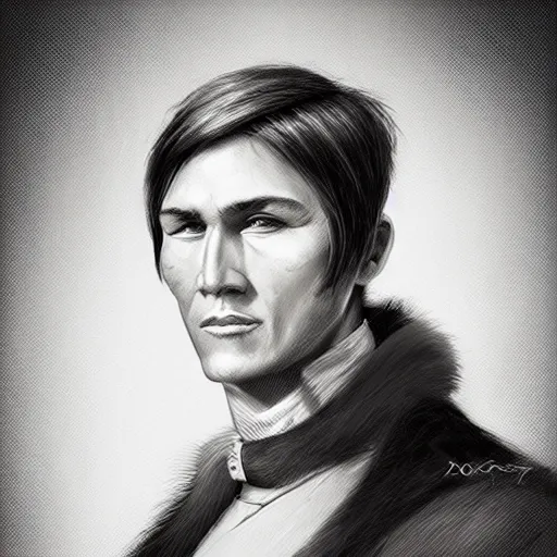 Image similar to portrait of davy crockett by ross tran, ultradetailed, trending on artstation,