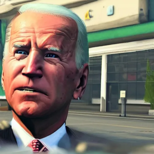 Prompt: joe biden in gta 5