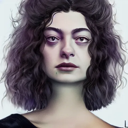 Prompt: lorde, trending on artstation