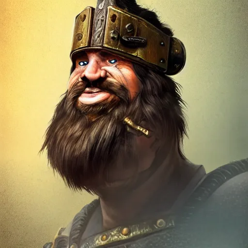 Image similar to a detailed portrait painting of the dwarf bardin goreksson from vermintide 2 video game steampunk engineer, artstation, 8 k, fantasy