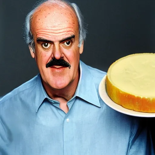 Image similar to edamer cheese with john cleese face