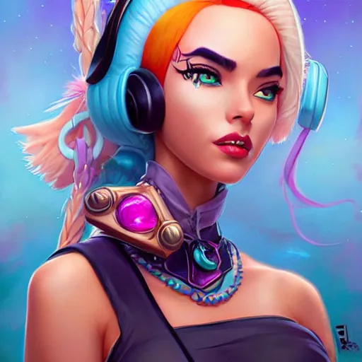 Prompt: lofi jinx from league of legends, Pixar style, by Tristan Eaton Stanley Artgerm and Tom Bagshaw.