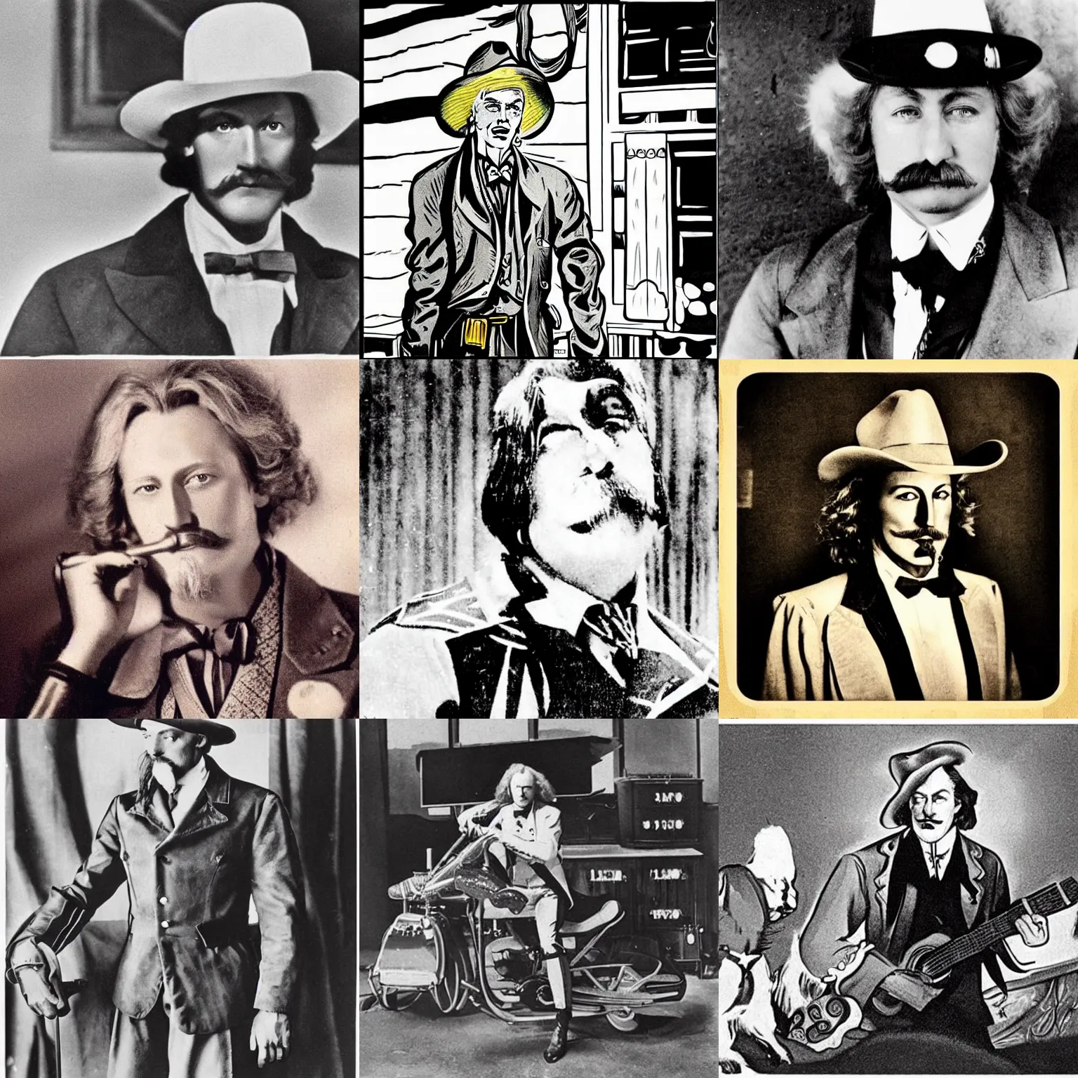 Prompt: “Buffalo Bill Cody in a 1950s Saturday morning cartoon.”