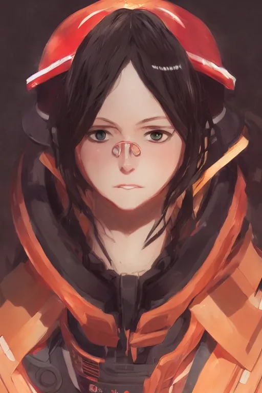 Prompt: an anime portrait of Apex Legends player, by WLOP, Stanley Artgerm Lau, Rossdraws, James Jean, Andrei Riabovitchev, Marc Simonetti, and Sakimichan, trending on pixiv