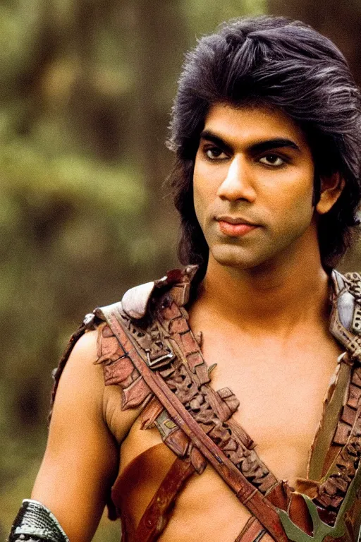 Prompt: intricate color photo of rishi sunak as robin of sherwood