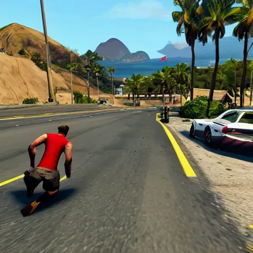 Image similar to GTA 6 Rio de Janeiro Gameplay