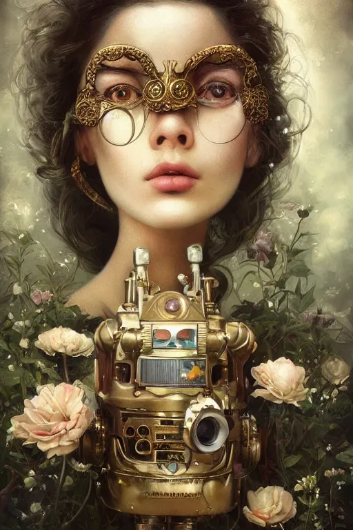 Image similar to a beautiful ultradetailed vintage photo of an xolo, by tom bagshaw and anna dittman, portrait, vignette, 3 5 mm lens, golden ratio composition, detailed faces, studio photography, very detailed, robot dogs overgrown with flowers, artstation, 8 k, highly coherent