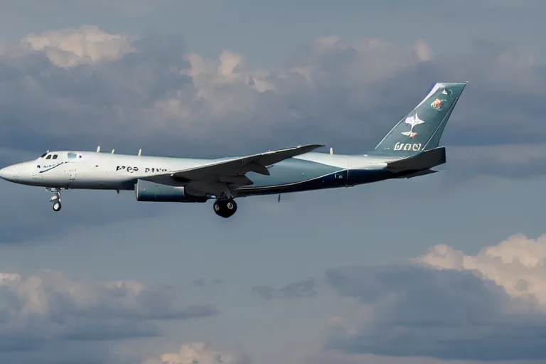 Image similar to a boeing p-8 poseidon flying over Tulsa oklahoma