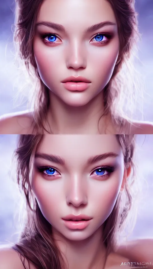 Image similar to a gorgeous female photo, professionally retouched, realistic, smooth face, perfect eyes, symmetrical, full body shot, wide angle, sharp focus on eyes, 8 k high definition, insanely detailed, intricate, elegant, art by artgerm