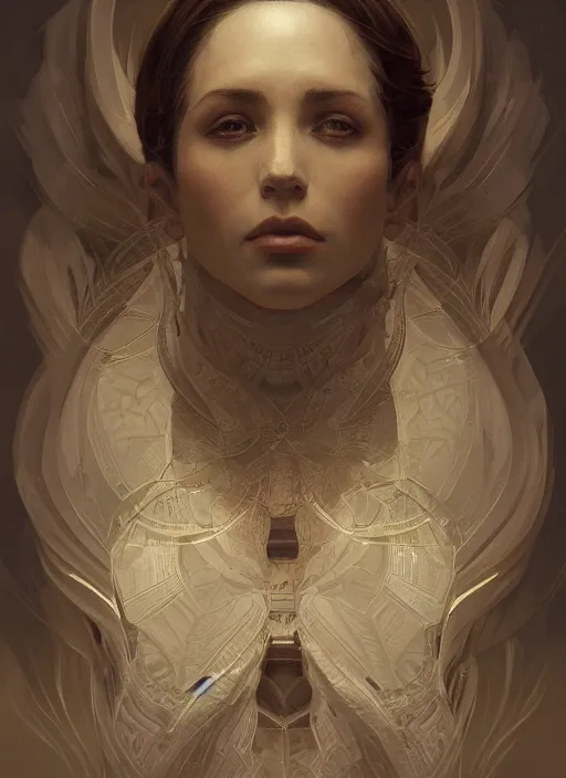 Image similar to symmetry!! joe peschi, male, machine parts embedded into face, intricate, elegant, highly detailed, digital painting, artstation, concept art, smooth, sharp focus, illustration, art by artgerm and greg rutkowski and alphonse mucha, 8 k