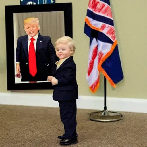 Image similar to toddler trump