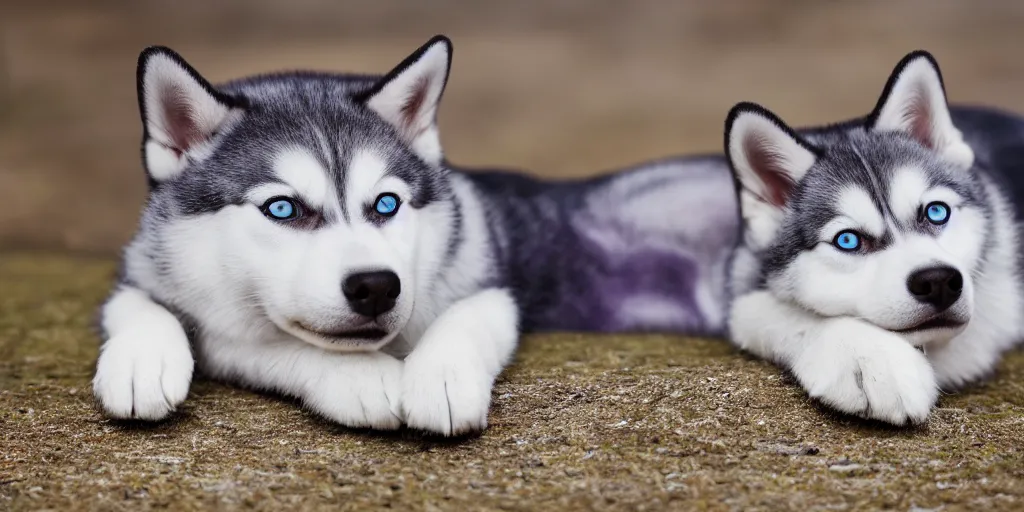 Image similar to 3 5 mm lens sony a 3 shot husky adorable 4 k ultra - hd