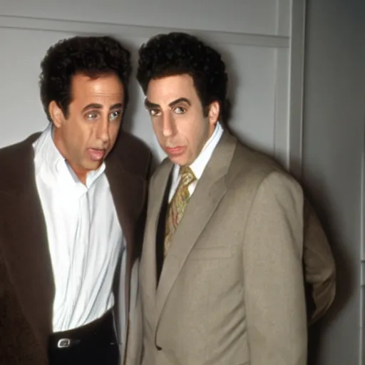 Image similar to jerry seinfeld and cosmo kramer