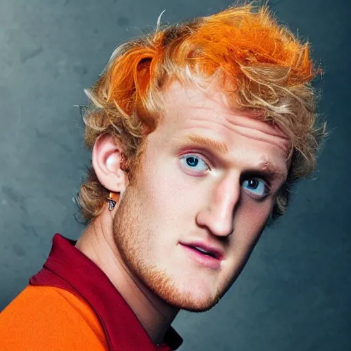 Image similar to logan paul as a cheeto,