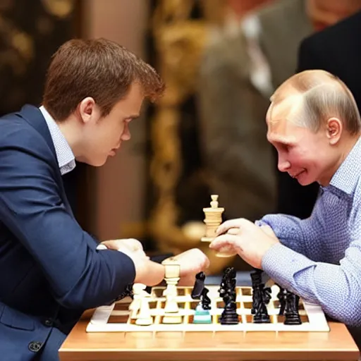 Some Red Hot playing simultaneous chess games with SGM Magnus Carlsen,  2011.