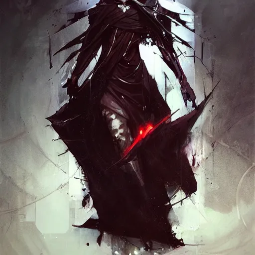 Prompt: dark cloaked mage, by benedick bana and artur bordalo and tom bagshaw and craig davison and guy denning and harumi hironaka, trending on artstation hq, deviantart, pinterest, 4 k uhd image