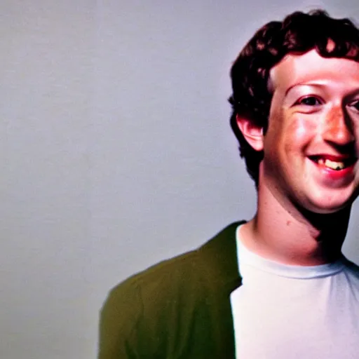 Prompt: mark zuckerberg in 1 9 7 0 s