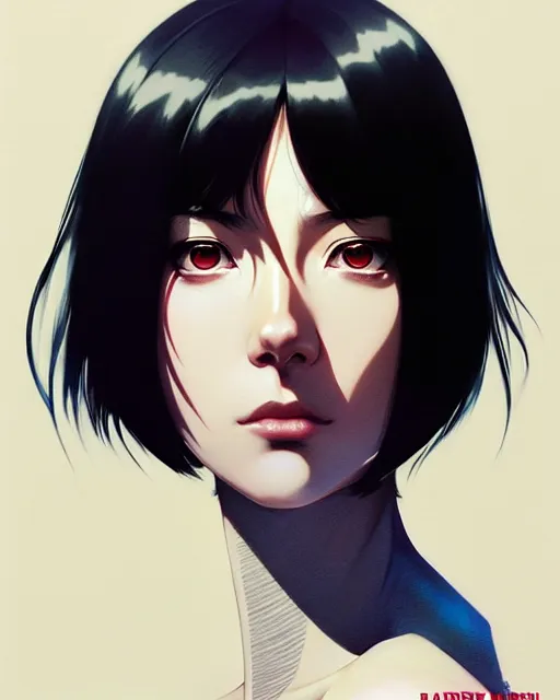 Image similar to dead inside!!!, fine - face, audrey plaza, realistic shaded perfect face, fine details. anime. realistic shaded lighting poster by ilya kuvshinov katsuhiro otomo ghost - in - the - shell, magali villeneuve, artgerm, jeremy lipkin and michael garmash and rob rey