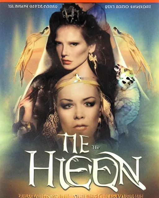 Prompt: 'The Heron Queen' blu-ray DVD case still sealed in box, ebay listing