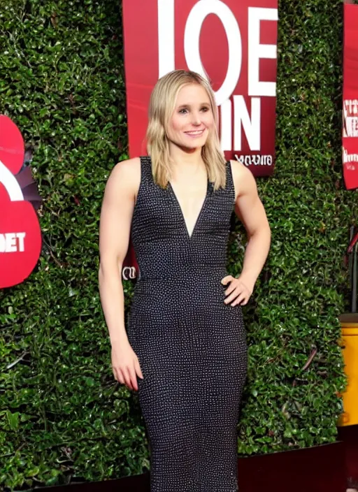 Prompt: thick kristen bell