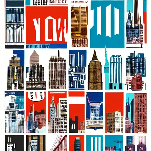 Prompt: New York city in the style of New York